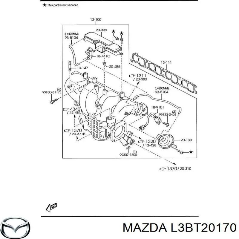 L3BT20170 Mazda 