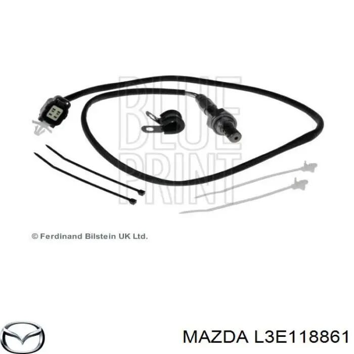 L3E118861 Mazda лямбдазонд, датчик кисню до каталізатора
