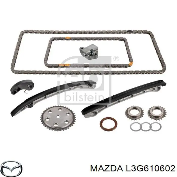 Сальник коленвала двигуна, передній Mazda L3G610602 ціна, від 11.76 USD