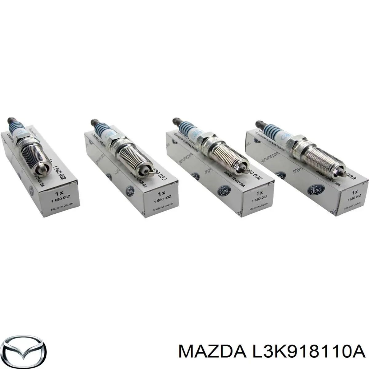 Свічки автомобільні Mazda L3K918110A ціна, від 11.86 USD
