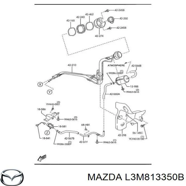 Елемент-турбінка паливного насосу Mazda 6 MPS (GG) (Мазда 6)