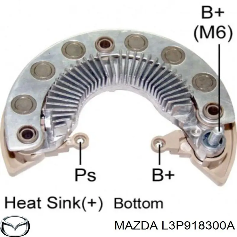 Купити L3P918300A Mazda Генератор