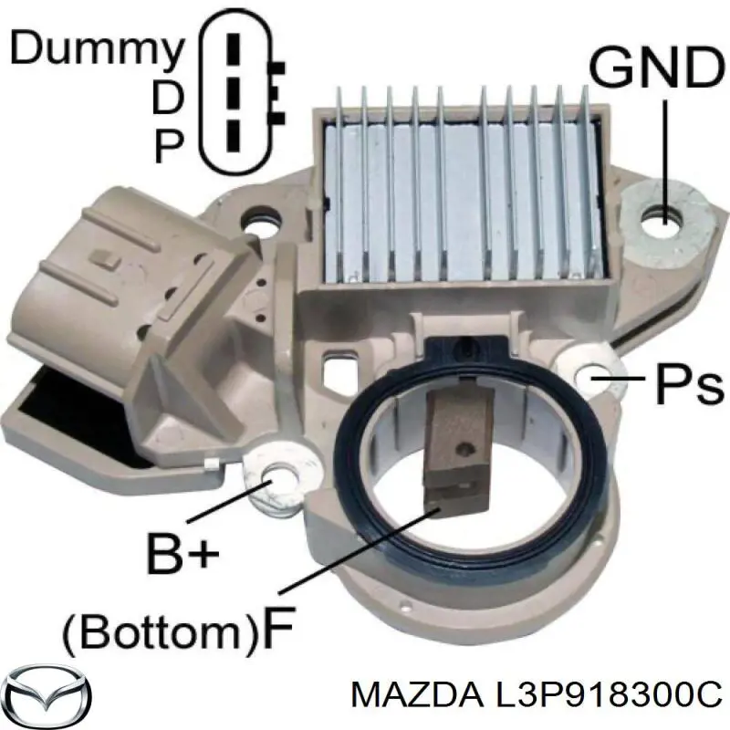 L3P918300C Mazda генератор