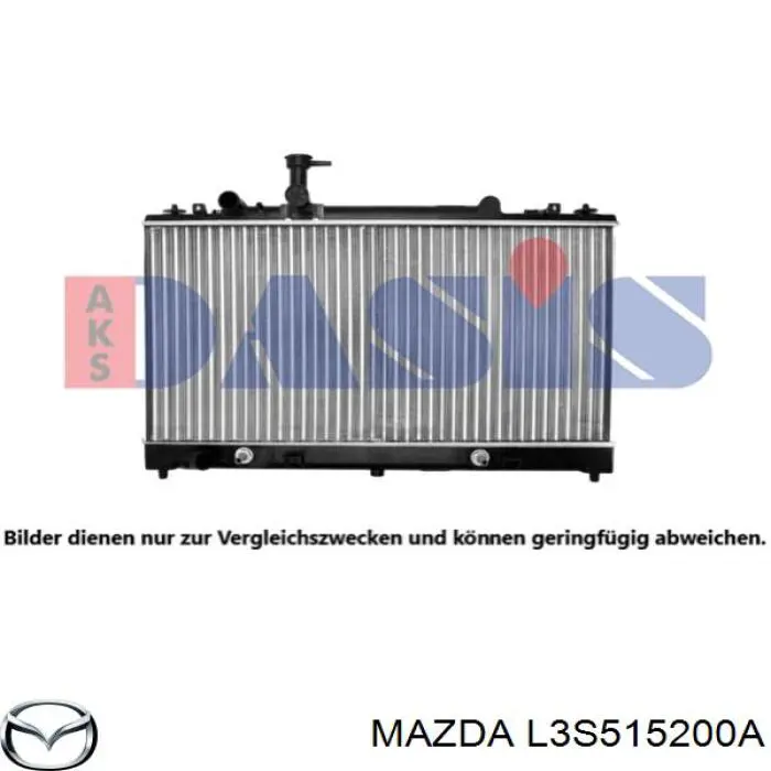 Радіатор L3S515200A Mazda
