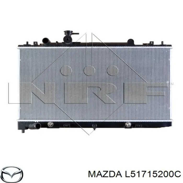 Купити L51715200C Mazda Радіатор двигуна