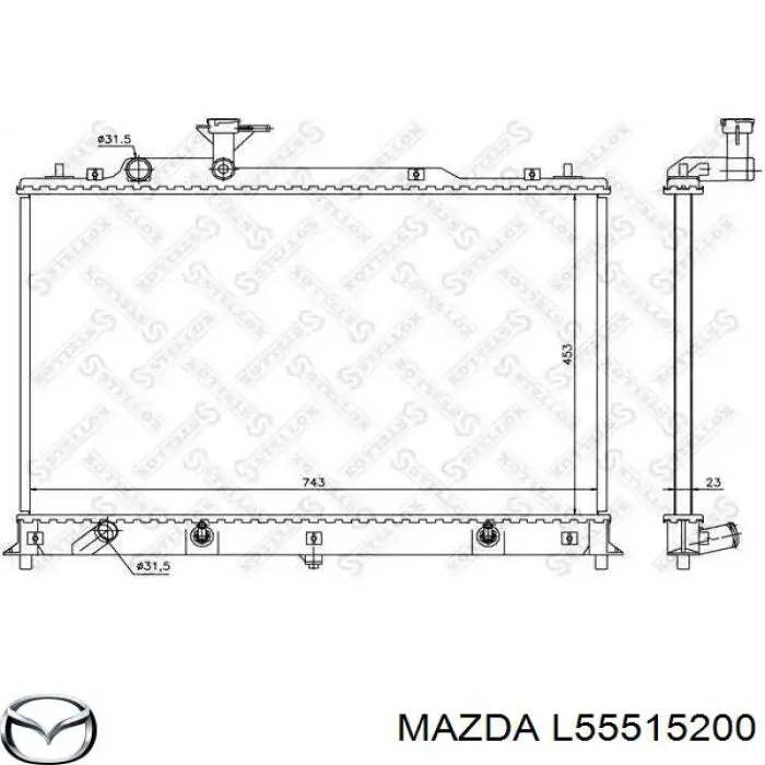 Радіатор основний Mazda L55515200 ціна, від 84.88 USD