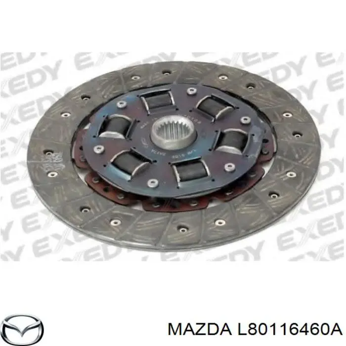 Диск зчеплення L80116460A Mazda