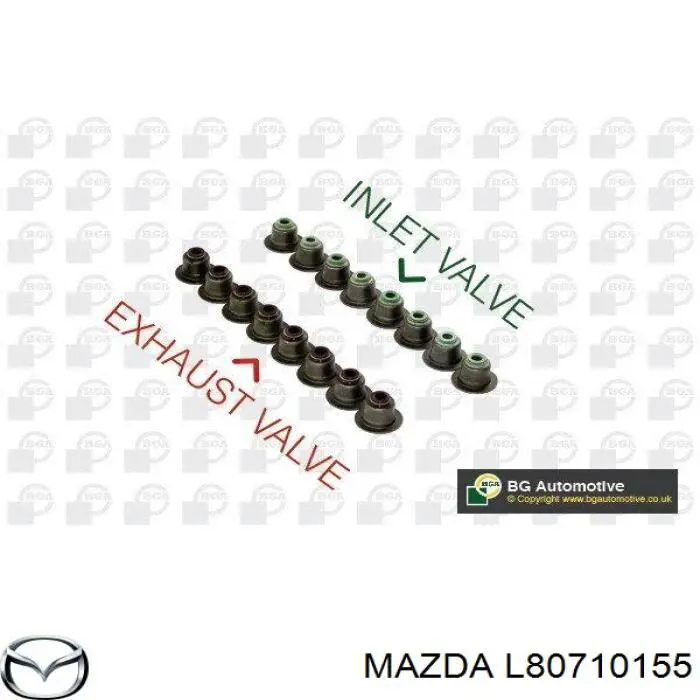 L80710155 Mazda сальник клапана (маслознімний, впускного)