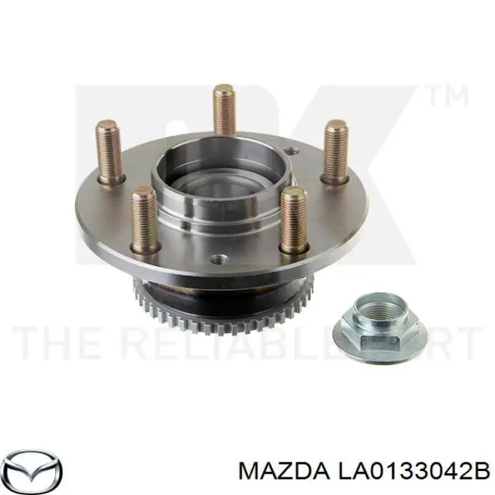 Гайка маточини передньої Mazda LA0133042B