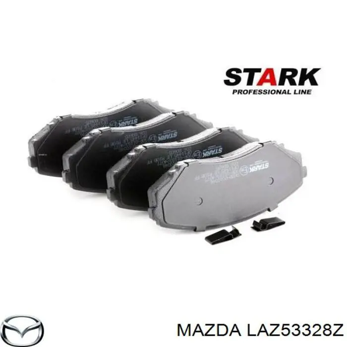 Гальмівні колодки Mazda LAZ53328Z ціна, від 25.22 USD