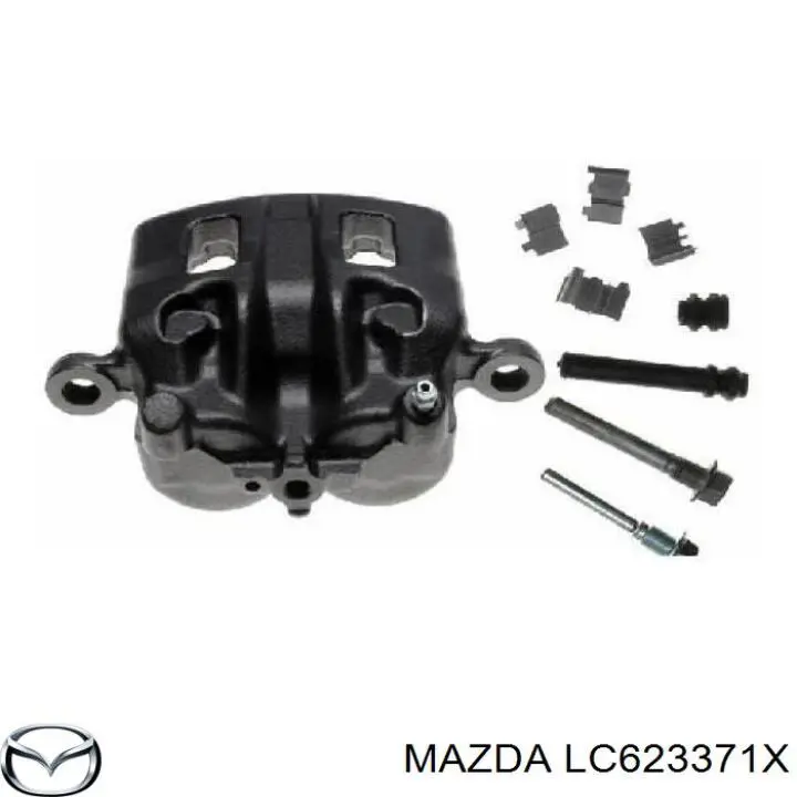Супорт гальмівний передній лівий Mazda LC623371X ціна, від 63.34 USD
