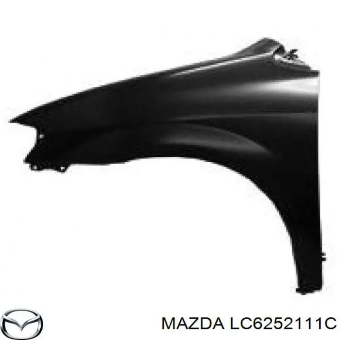 Ліве переднє крило Mazda LC6452211E ціна, від 30.22 USD