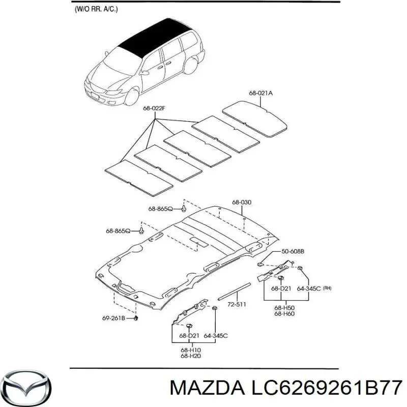  Mazda LC6269261B77 ціна, від 1.23 USD