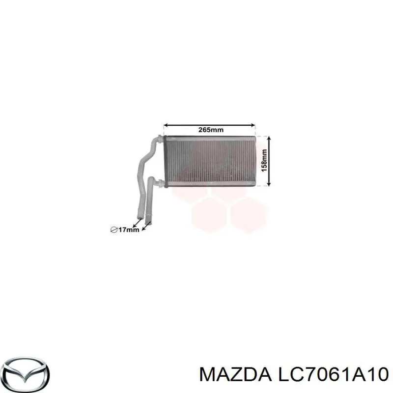 Купити LC7061A10 Mazda Теплообмінник
