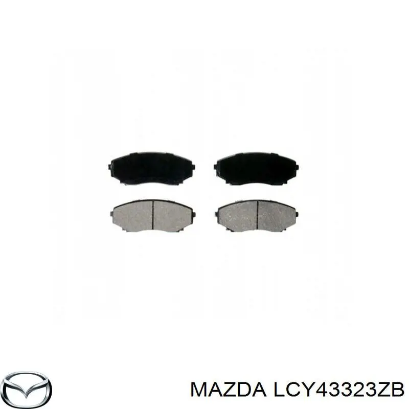 Передні тормозні колодки LCY43323ZB Mazda