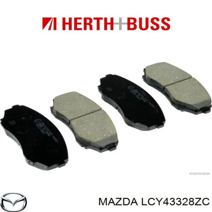 LCY43328ZC Mazda Передні гальмівні колодки