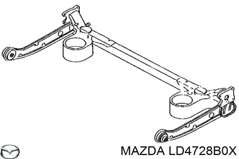 LD4728B0X Mazda Підвіска задня