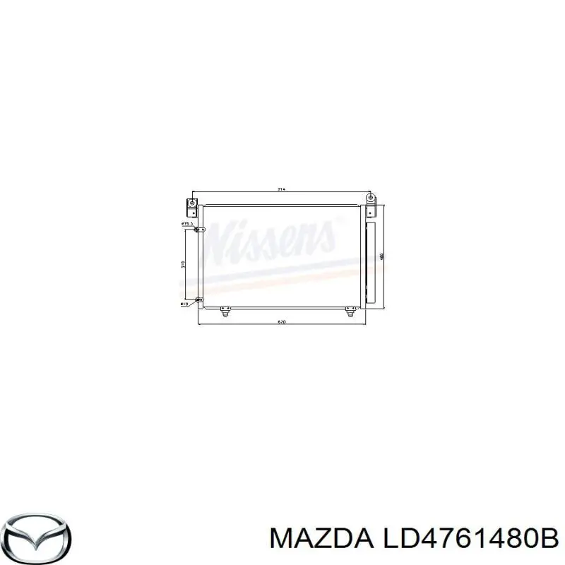 LD4761480B Mazda Конденсатор