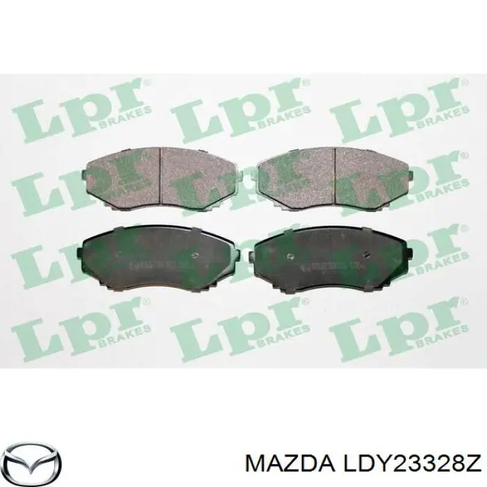 Купити LDY23328Z Mazda Колодки гальмівні передні, дискові