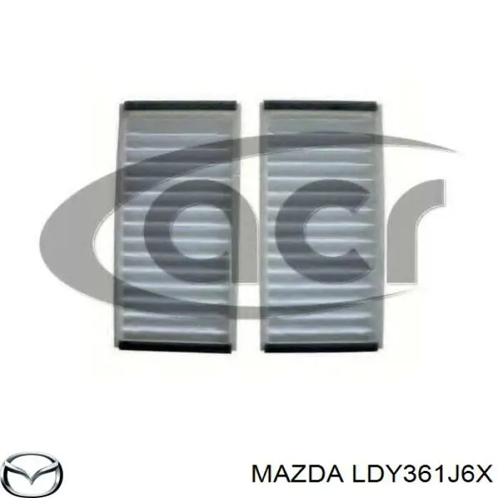 Повітряний фільтр салону Mazda LDY361J6X