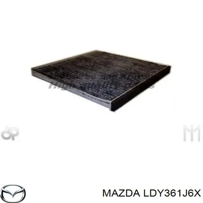 Купити LDY361J6X Mazda Фільтр салону вугільний