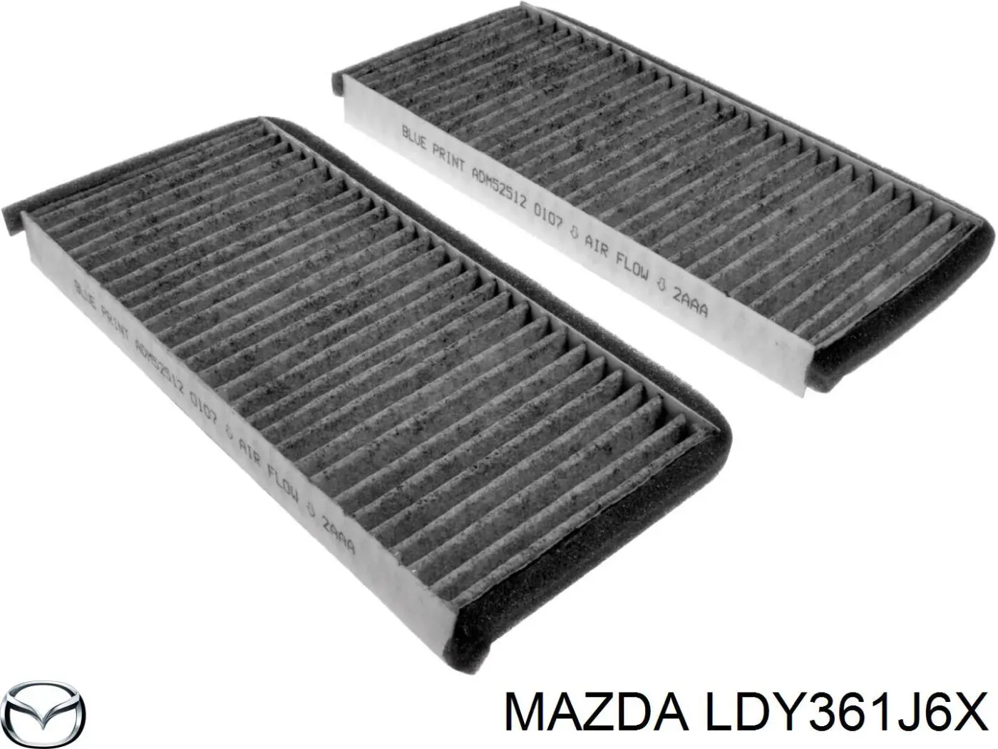 LDY361J6X Mazda Внутрішньосалонний фільтр