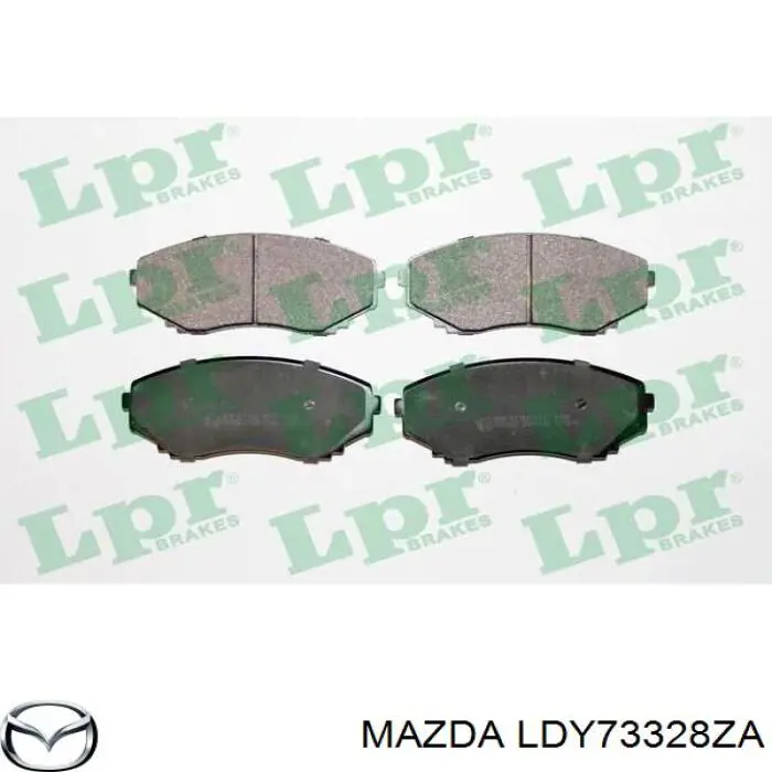 LDY73328ZA Mazda Передні гальмівні колодки