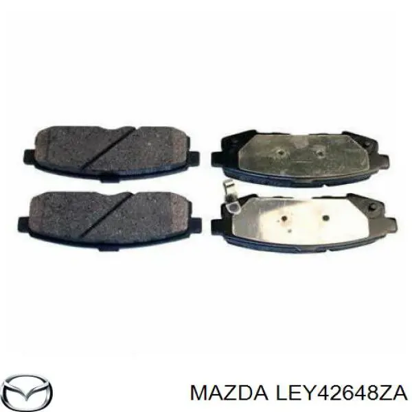 LEY42648ZA Mazda Колодки гальмівні задні, дискові