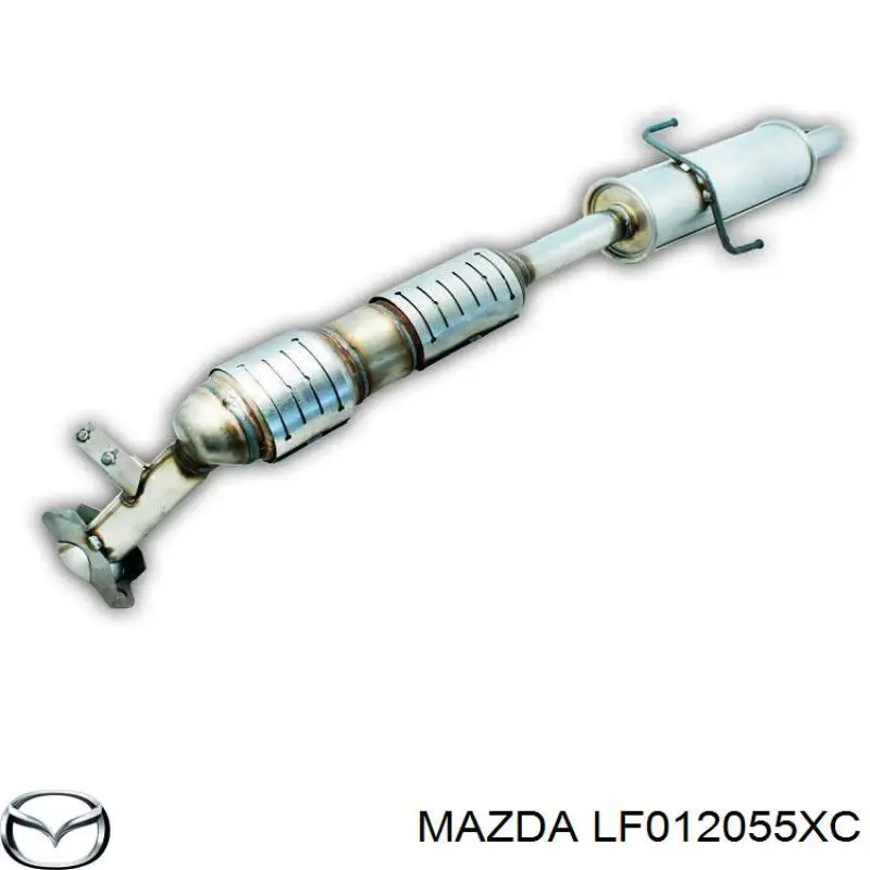 Конвертор-каталізатор (каталітичний нейтралізатор) Mazda LF012055XC ціна, від 147.37 USD
