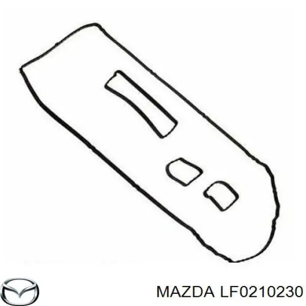LF0210230 Mazda прокладка клапанної кришки двигуна, комплект