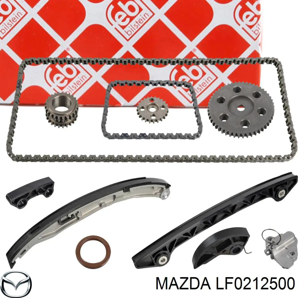 Купити LF0212500 Mazda Натягувач ланцюга ГРМ