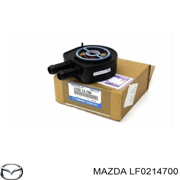 Радіатор масляний (холодильник), під фільтром Mazda 6 (GG) (Мазда 6)