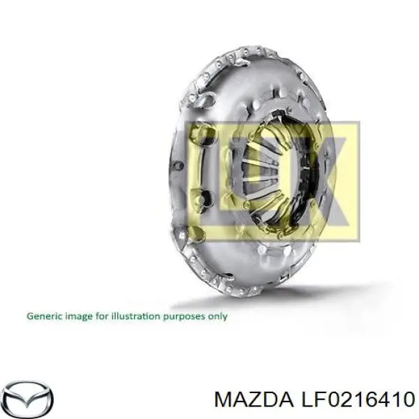Пелюстковий кошик зчеплення Mazda LF0216410 ціна, від 68.04 USD