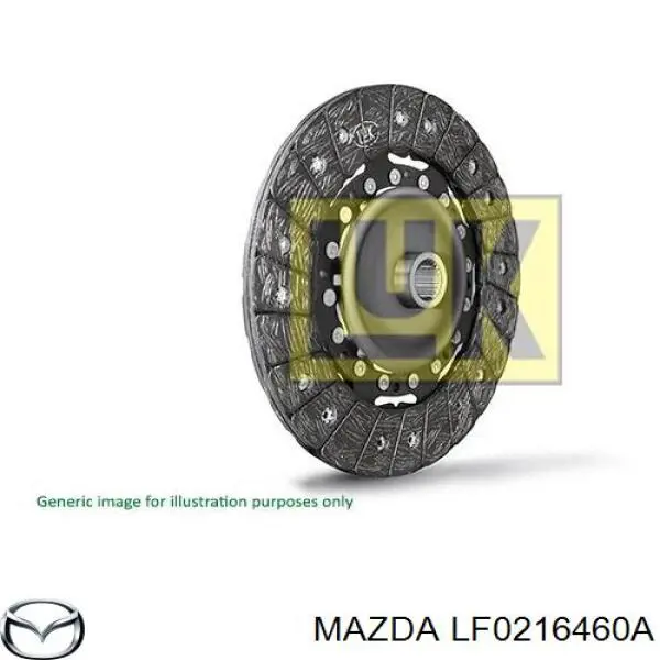 Зчеплення Mazda LF0216460A ціна, від 55.75 USD
