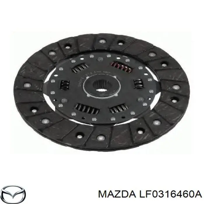 LF0316460A Mazda диск зчеплення