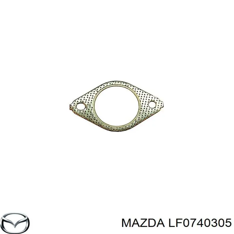 LF0740305 Mazda прокладка прийомної труби глушника
