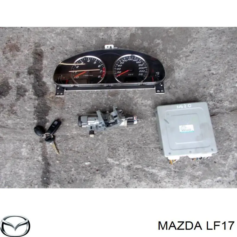 LF17 Mazda двигун у зборі