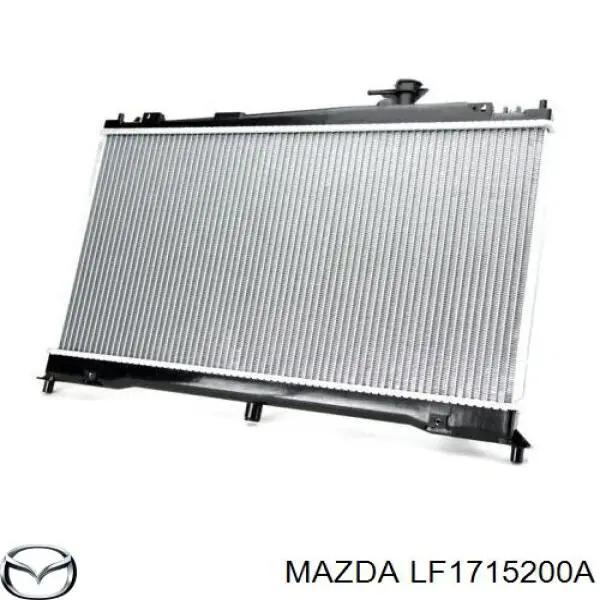 Радіатор LF1715200A Mazda
