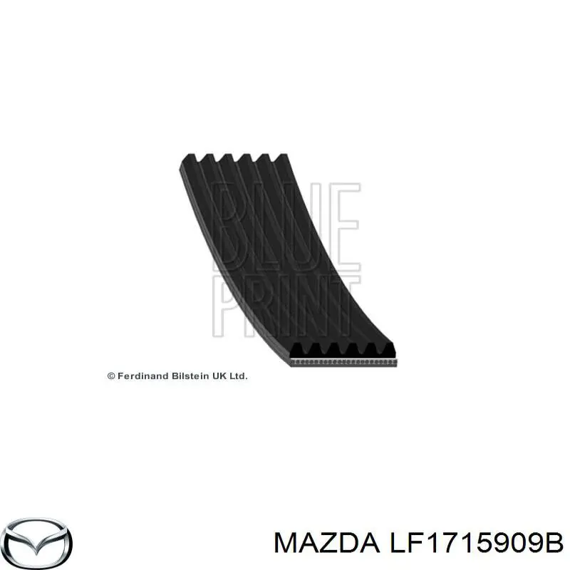 Ремінь генератора LF1715909B Mazda
