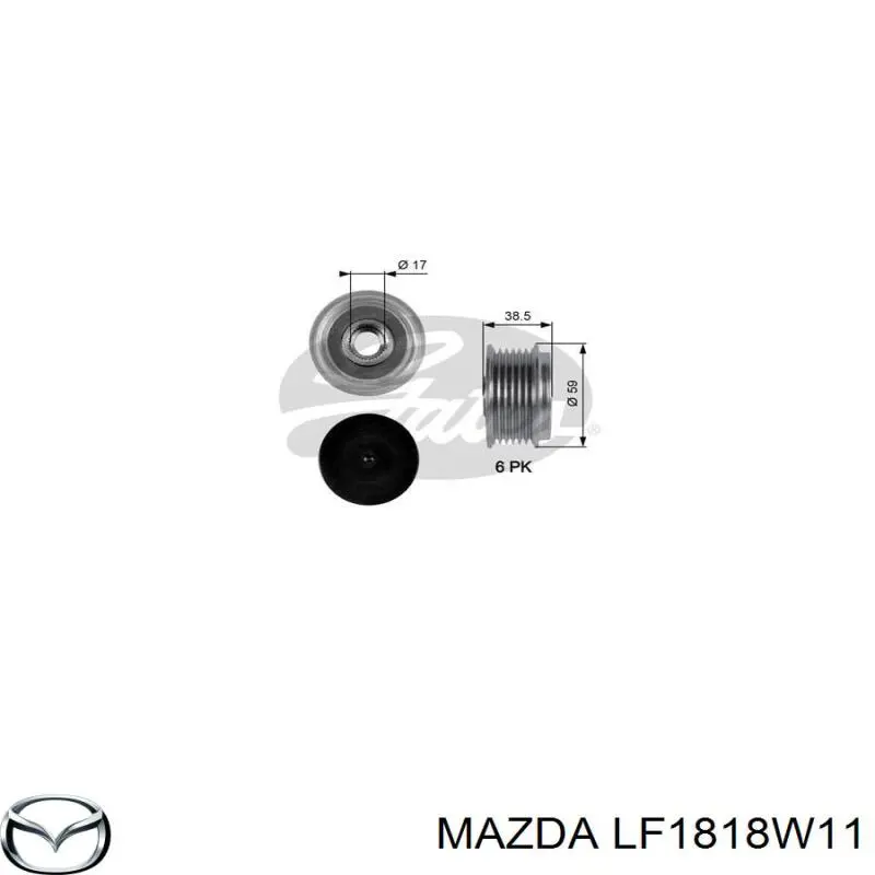 LF1818W11 Mazda шків генератора