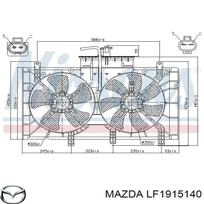  Mazda LF1915140 ціна, від 25.34 USD