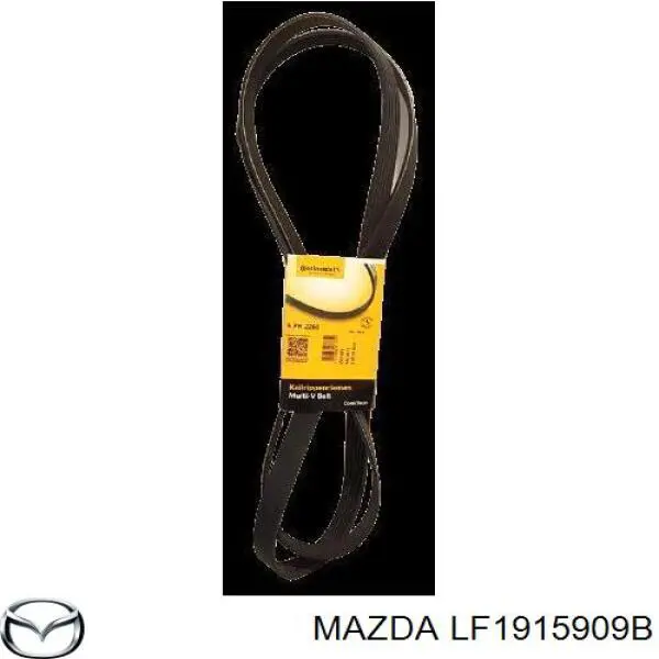 Купити LF1915909B Mazda Ремінь генератора