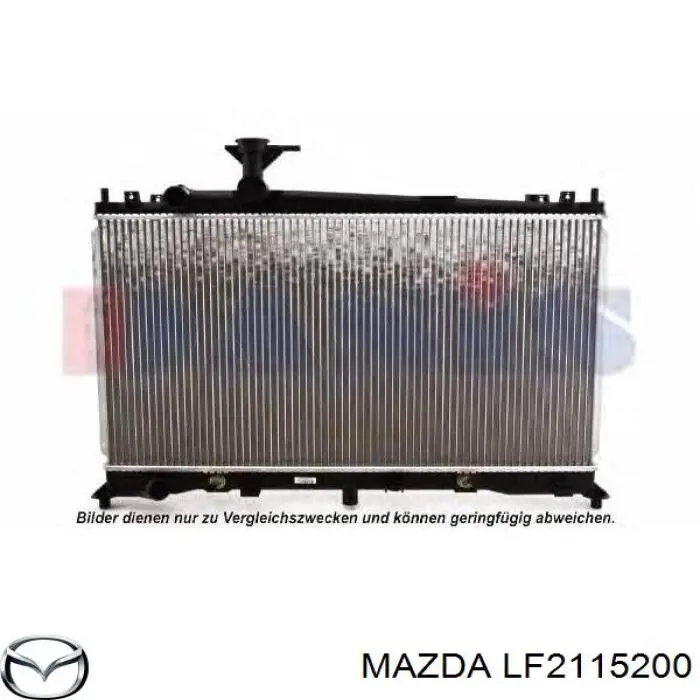 Радіатор LF2115200 Mazda
