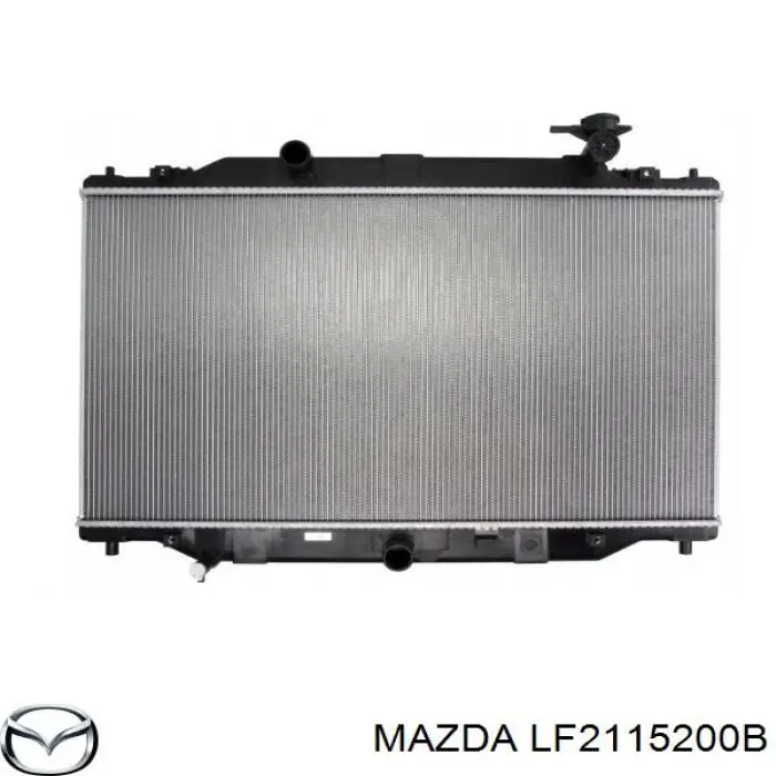 LF2115200B Mazda Радіатор охолодження двигуна