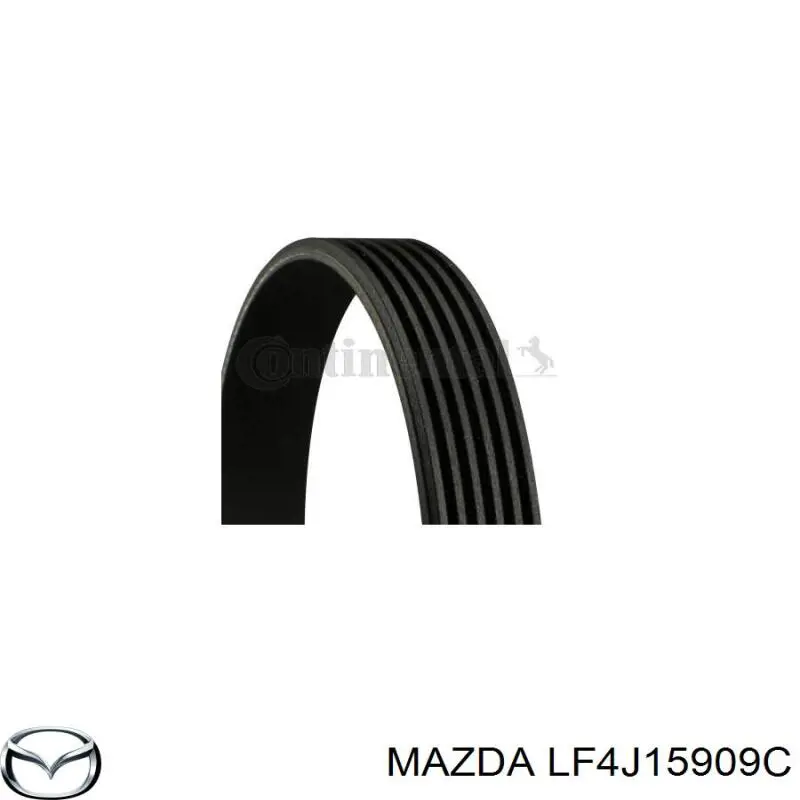 Купити LF4J15909C Mazda Ремінь генератора