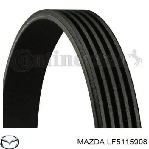 Клиновий ремінь Mazda LF5115908 ціна, від 12.20 USD