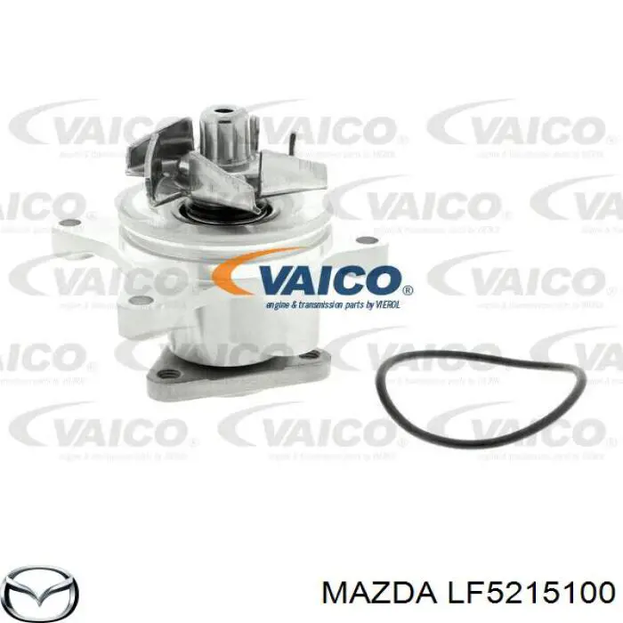 Помпа охолодження Mazda LF5215100 ціна, від 53.50 USD