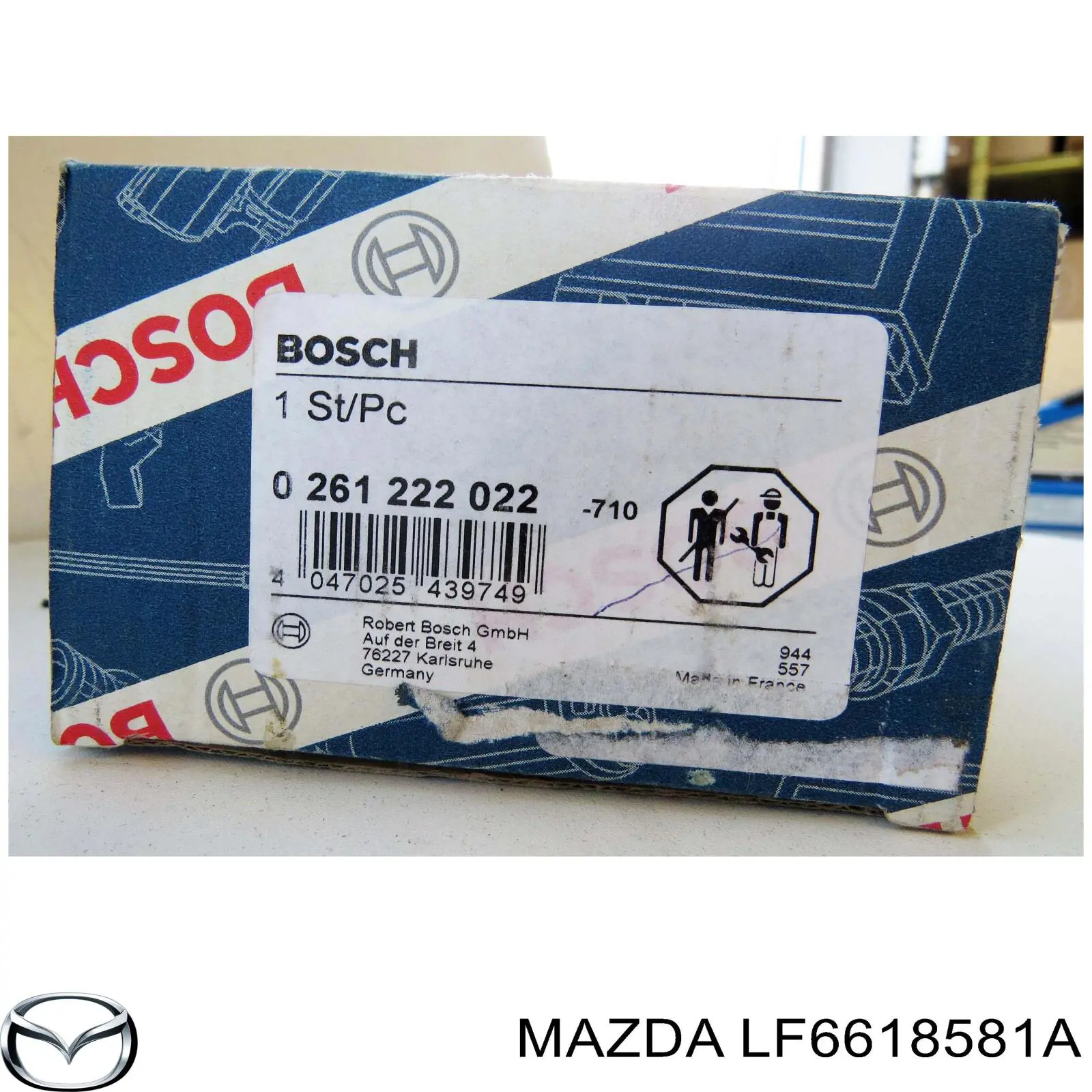 Клапан абсорбера паливних парів Mazda LF6618581A