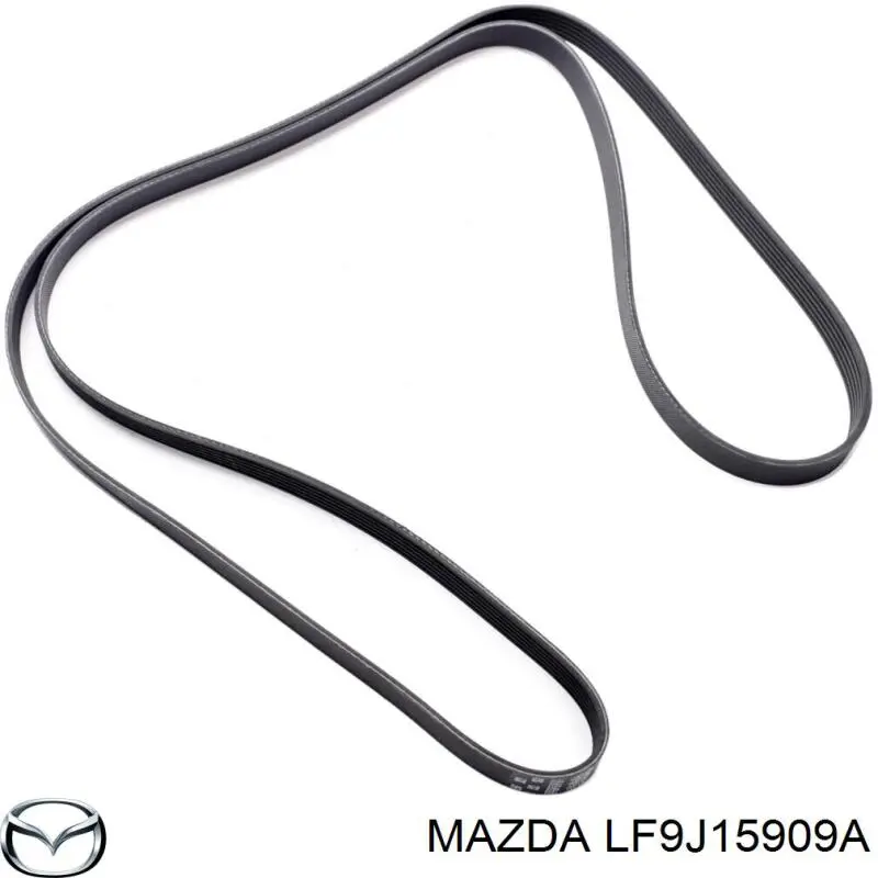 Ремінь генератора LF9J15909A Mazda