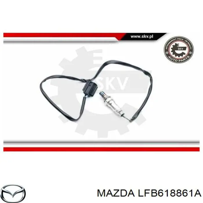 Лямбдазонд, датчик кисню до каталізатора Mazda LFB618861A ціна, від 38.83 USD